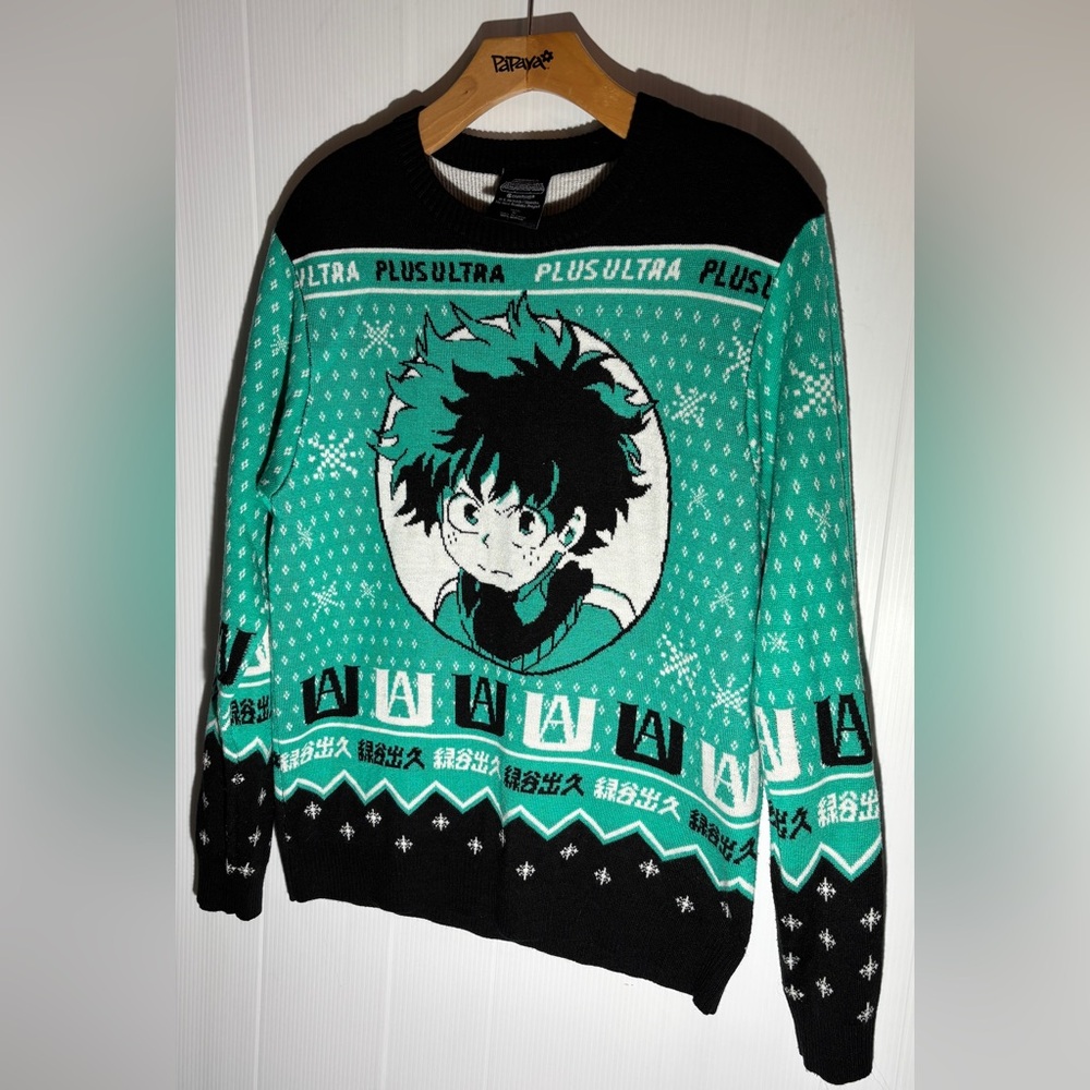 Ugly Christmas sweater Anime Graphic Sweater